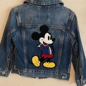 Baby Gap: Boys Mickey Denim Jacket Size 3